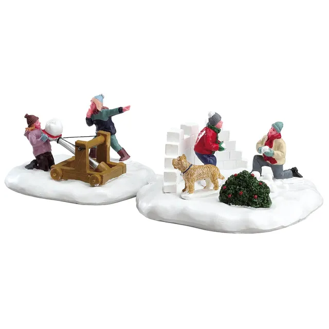 lemax-snowball-surprise-set-de-2-figurines-village-de-no-l image 1