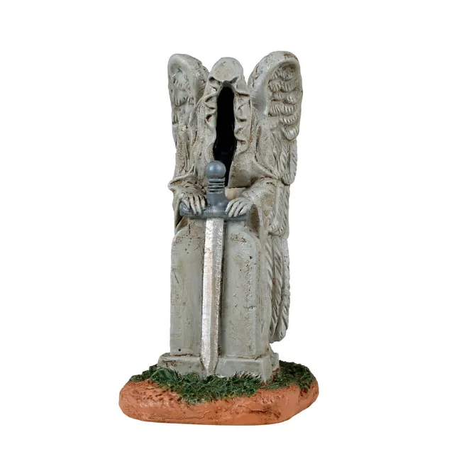 lemax-spooky-town-haunted-cemetery-statue-statue-cimeti-re image 1