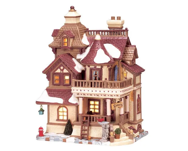 lemax-slater-s-house-maison-lumineuse-village-de-no-l image 1