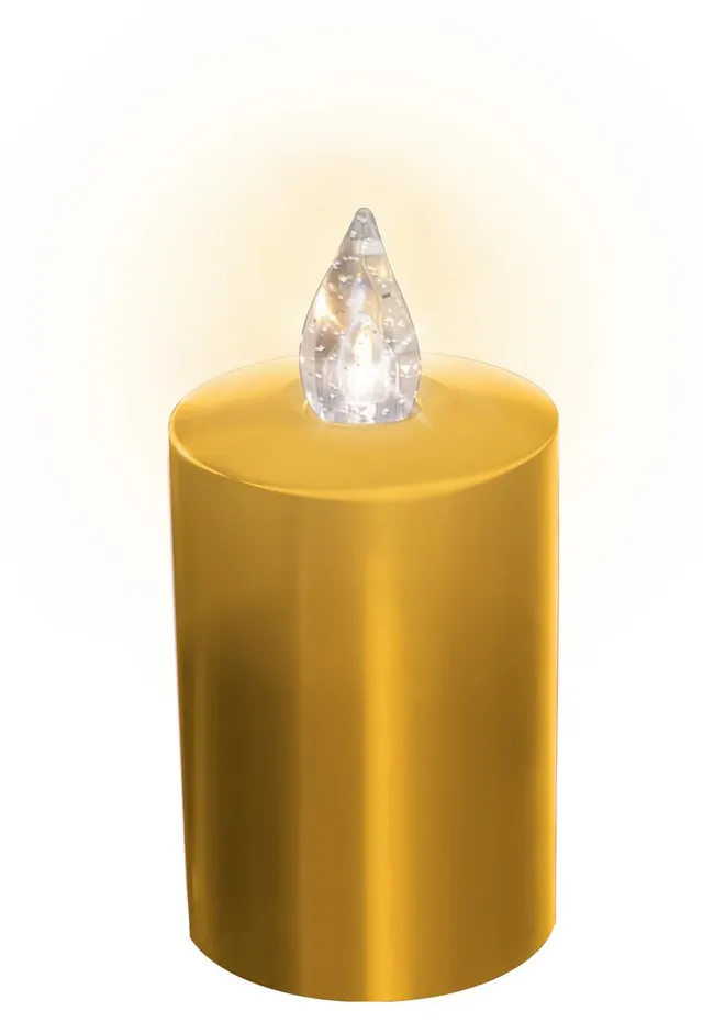krinner-lumix-bougie-advent-or-radio-bougie-led-sapin image 1