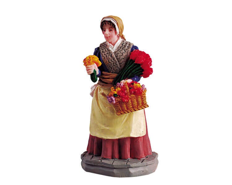lemax-flower-peddler-figurine-village-de-no-l-miniature image 1
