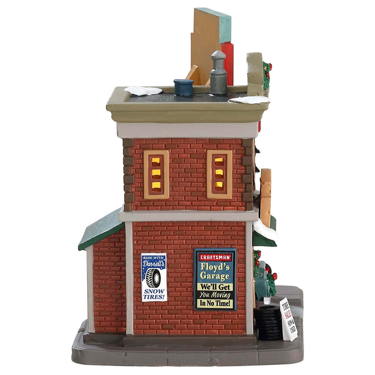 lemax-floyd-s-garage-b-timent-miniature-de-village image 3