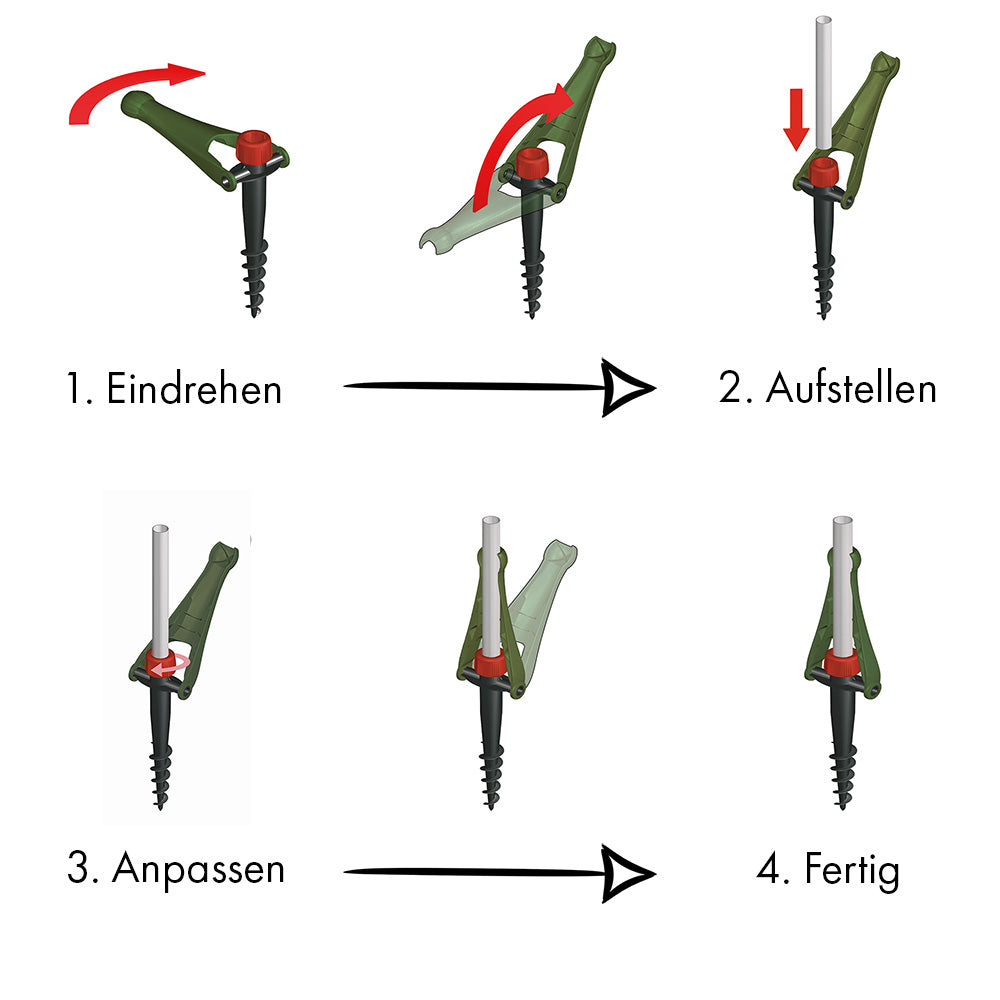 krinner-vario-drill-oliv-ancrage-de-sol-et-porte-parasol image 5