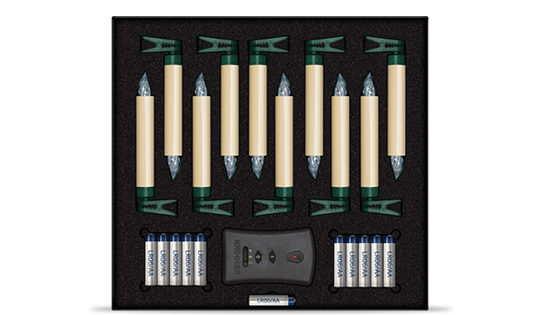 krinner-lumix-classic-basis-set-10-bougies-led-ivoire-de-remplacement image 2