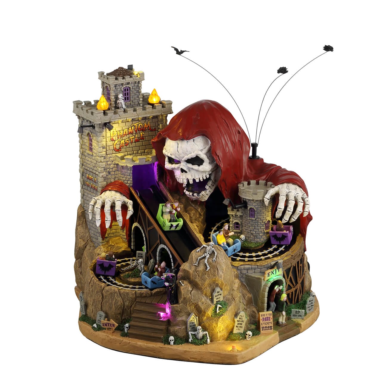 lemax-phantom-castle-ch-teau-hant-lumineux-spooky-town image 2
