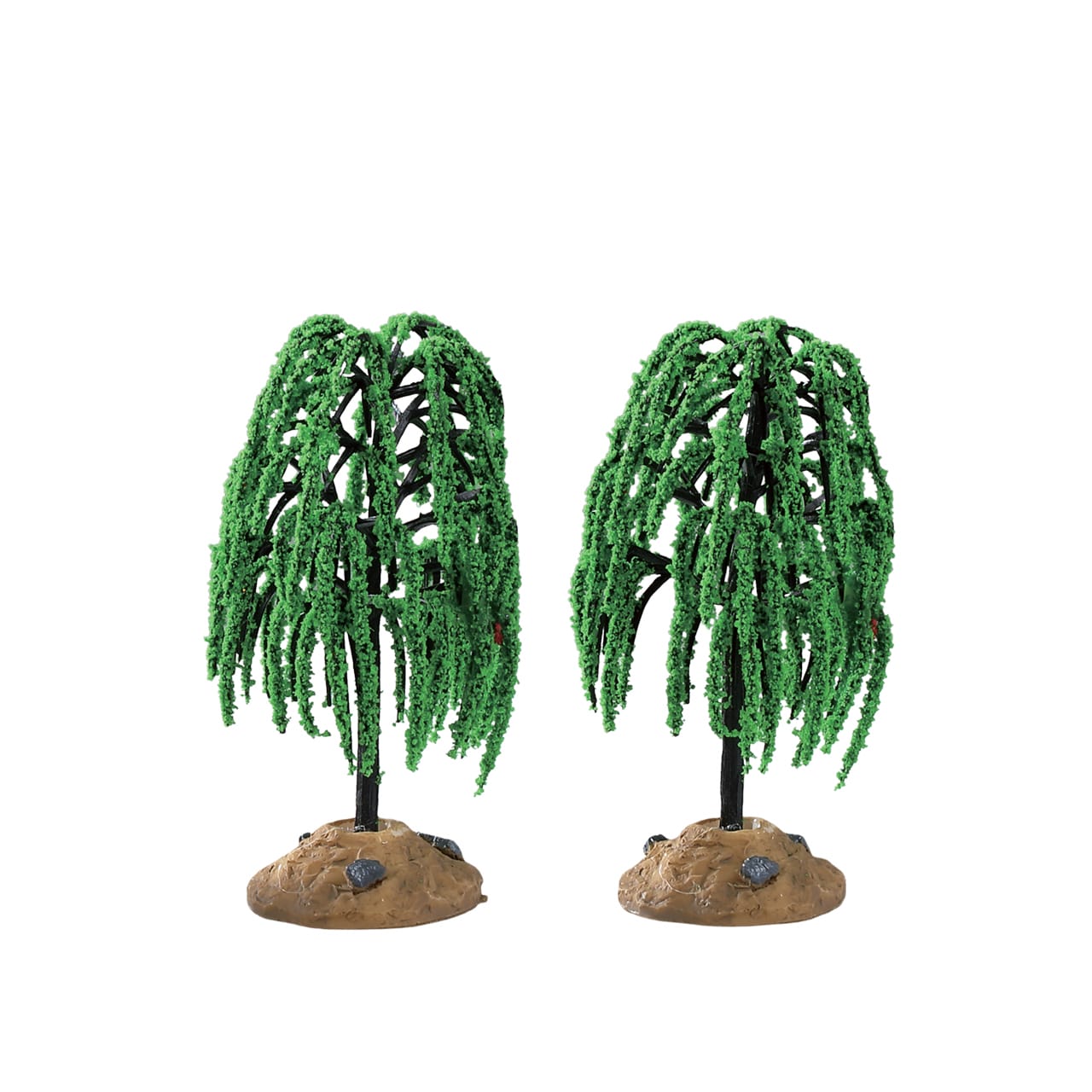 lemax-spring-willow-tree-lot-de-2-arbres-miniatures image 1