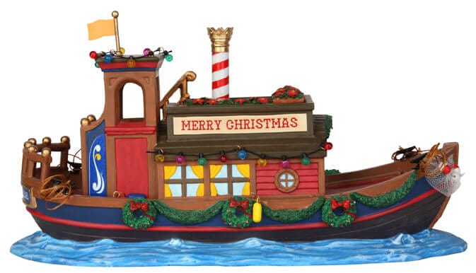 lemax-canal-houseboat-p-niche-miniature-de-village image 3