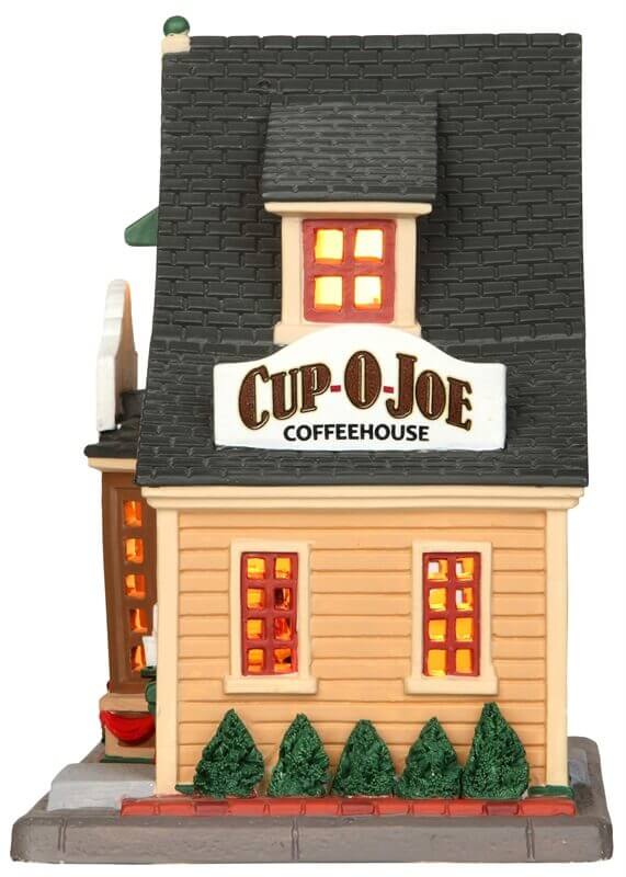 lemax-cup-o-joe-coffeehouse-caf-miniature-lumineux-village-de-no-l image 2