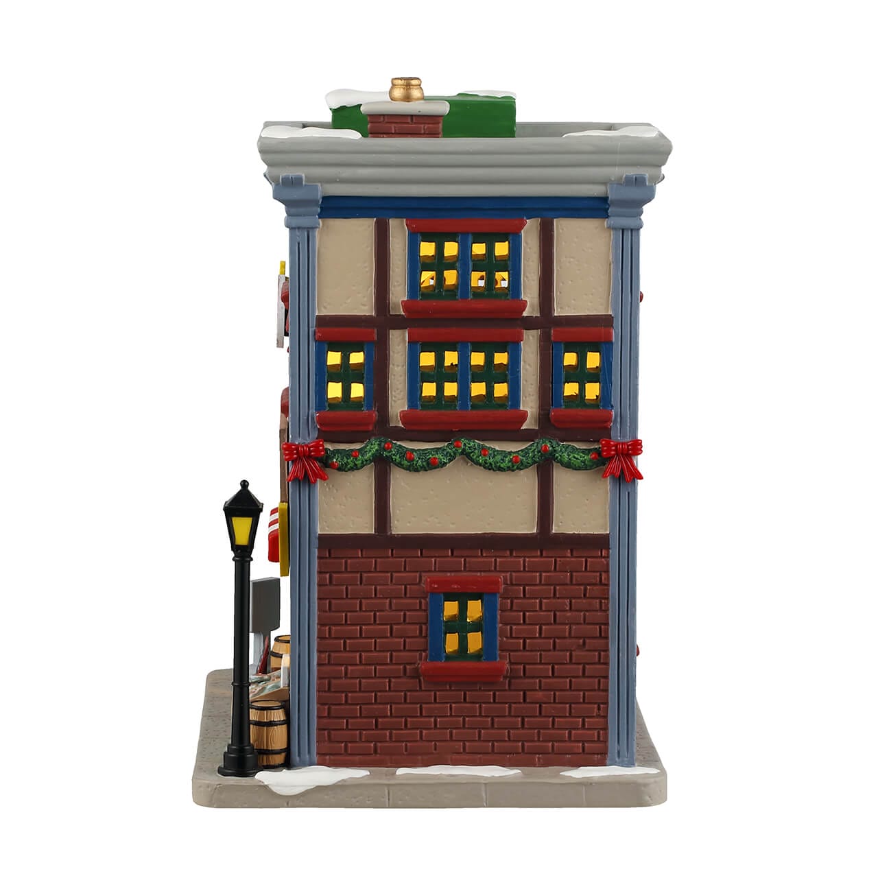 lemax-west-side-market-shops-march-caddington-miniature-lumineux image 3