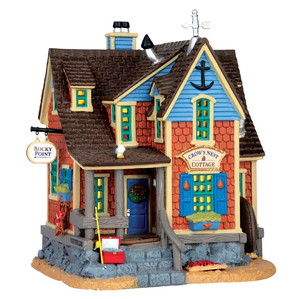 lemax-crow-s-nest-cottage-maison-de-village-de-no-l-lumineuse image 1