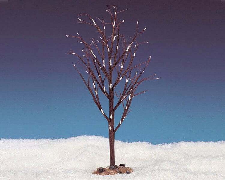 lemax-winter-elm-extra-large-grand-arbre-d-hiver-stable-village-miniature image 1