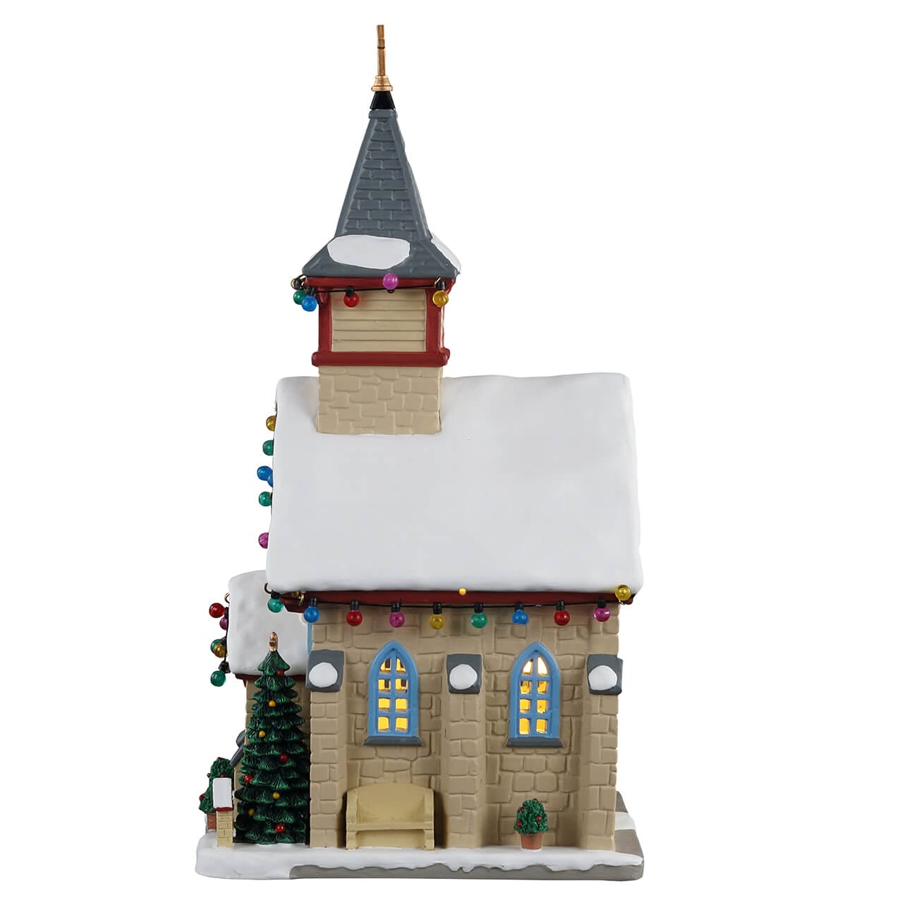 lemax-st-bernard-chapel-glise-miniature-lumineuse image 3