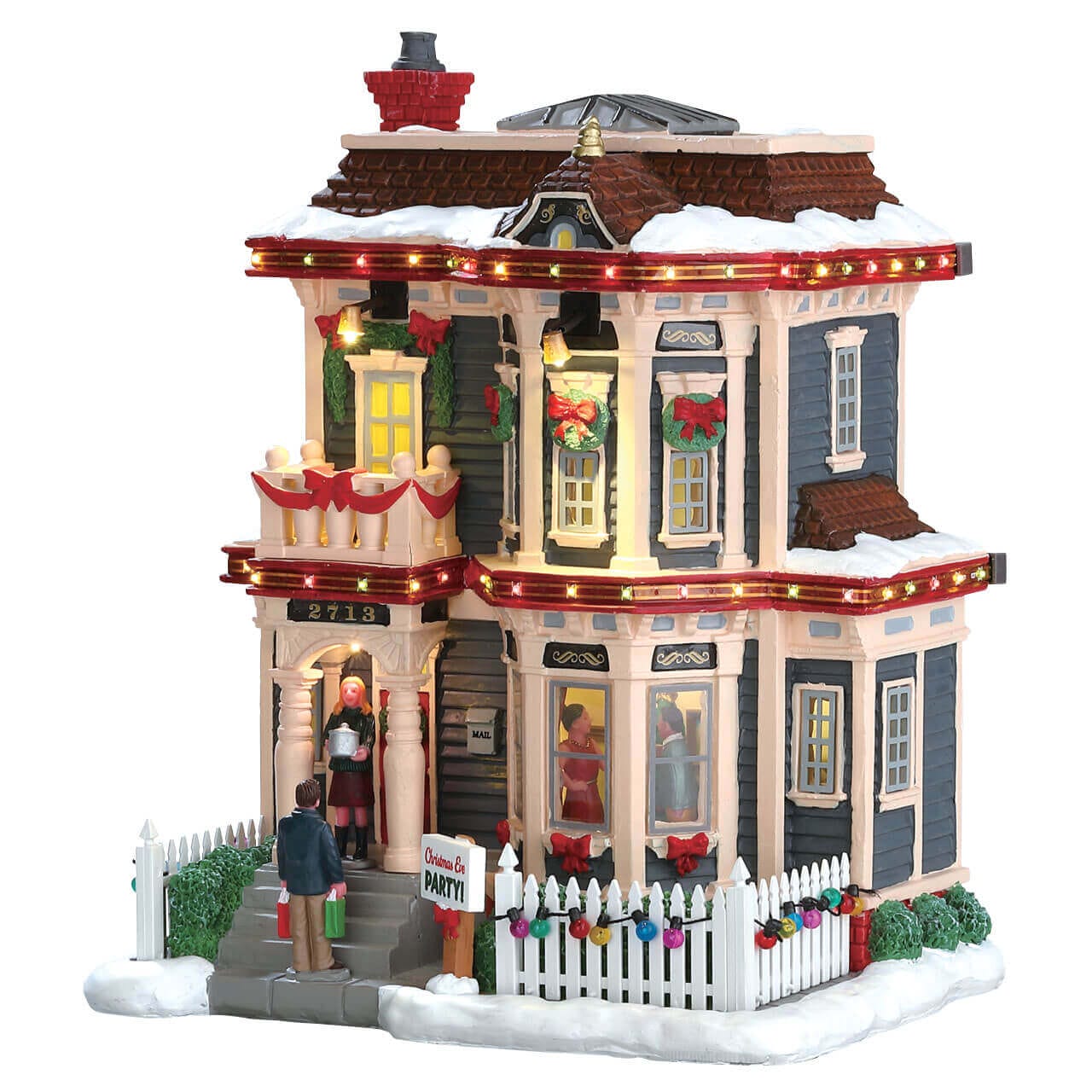 lemax-christmas-eve-party-maison-lumineuse-de-f-te image 1