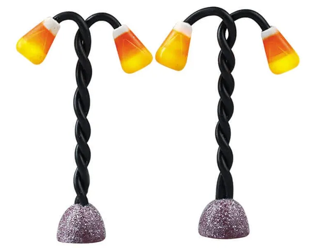 lemax-candy-corn-lamp-post-r-verb-re-halloween-sugar-n-spice image 1