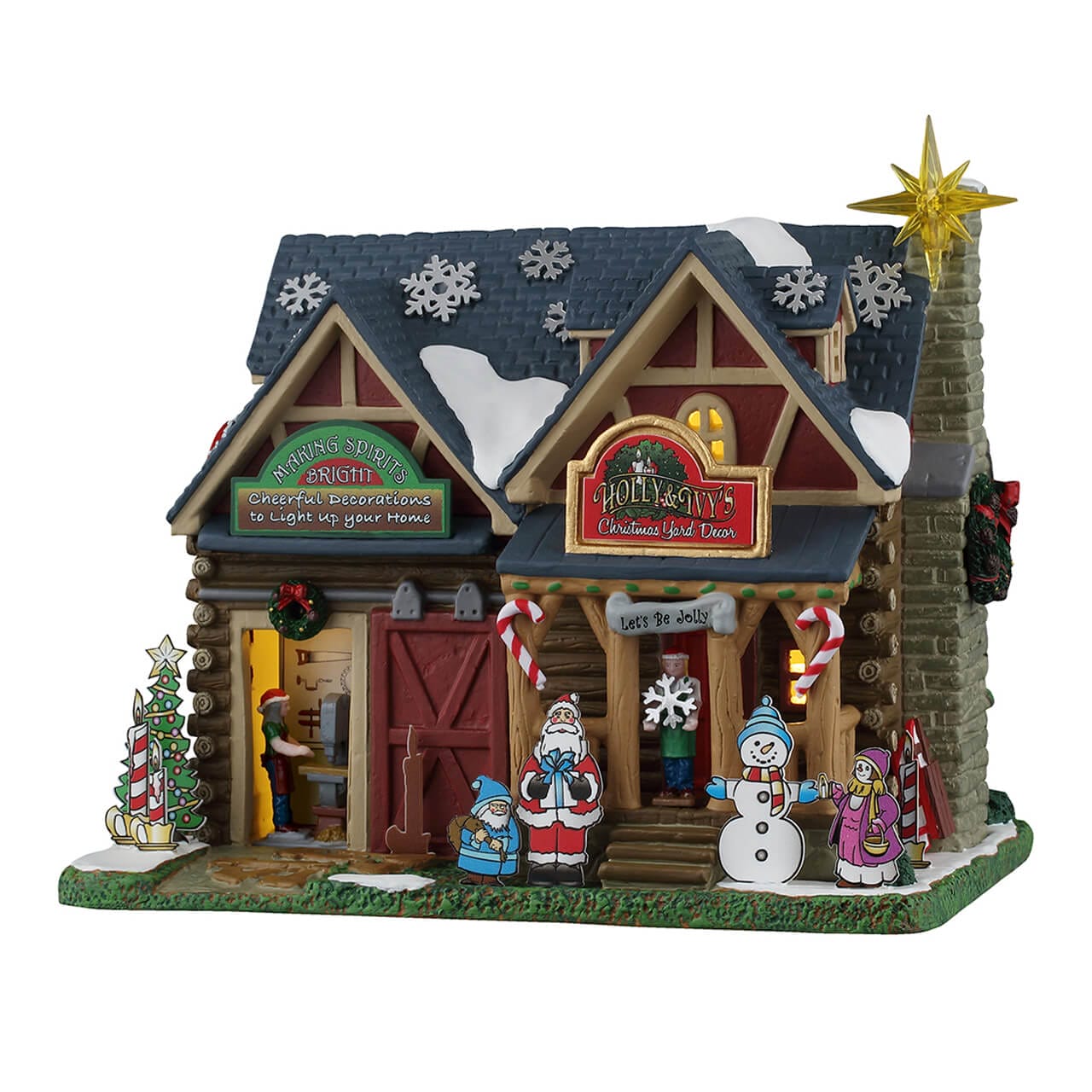 lemax-holly-ivy-s-christmas-yard-decor-boutique-lumineuse-vail-village image 1