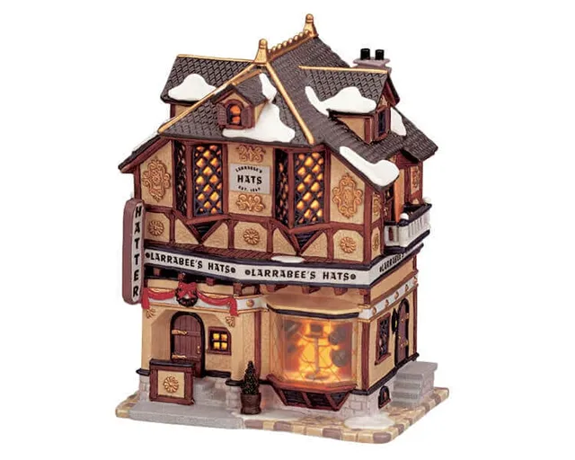 lemax-larrabee-s-hats-chapellerie-lumineuse-village-no-l image 1