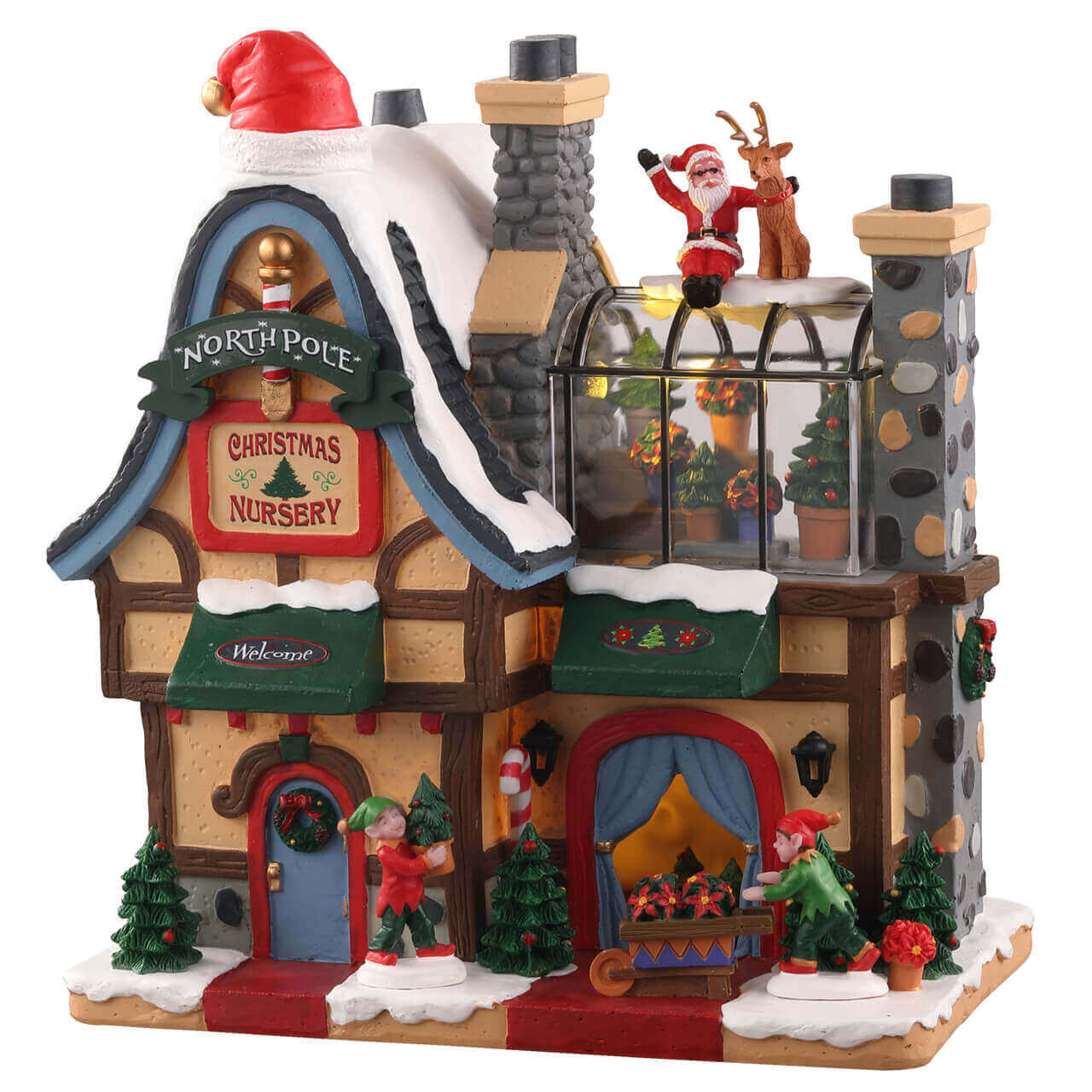 lemax-north-pole-nursery-p-pini-re-du-p-re-no-l-lumineuse image 1