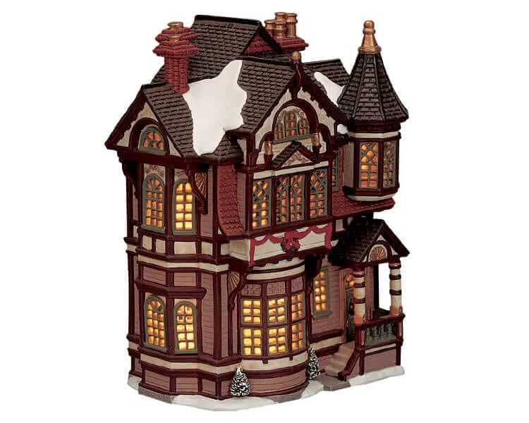 lemax-palladian-house-maison-miniature-village-de-no-l image 1