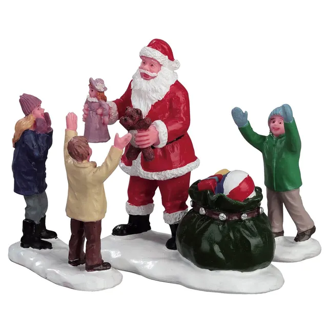 lemax-it-s-santa-set-of-3-figurines-p-re-no-l-lot-de-3 image 1