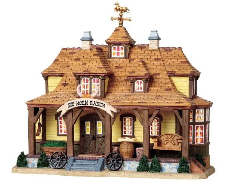 lemax-ranch-house-maison-ranch-village-miniature image 1
