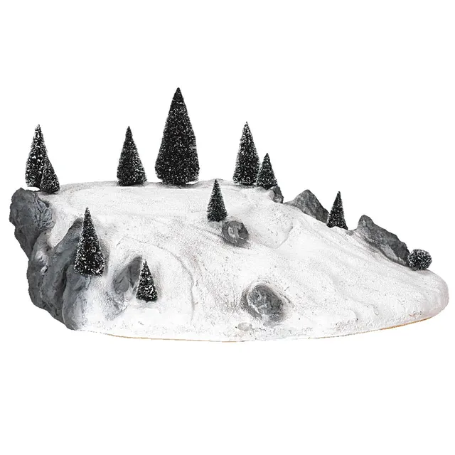 lemax-large-ski-platform-plateforme-11-sapins-miniatures image 1