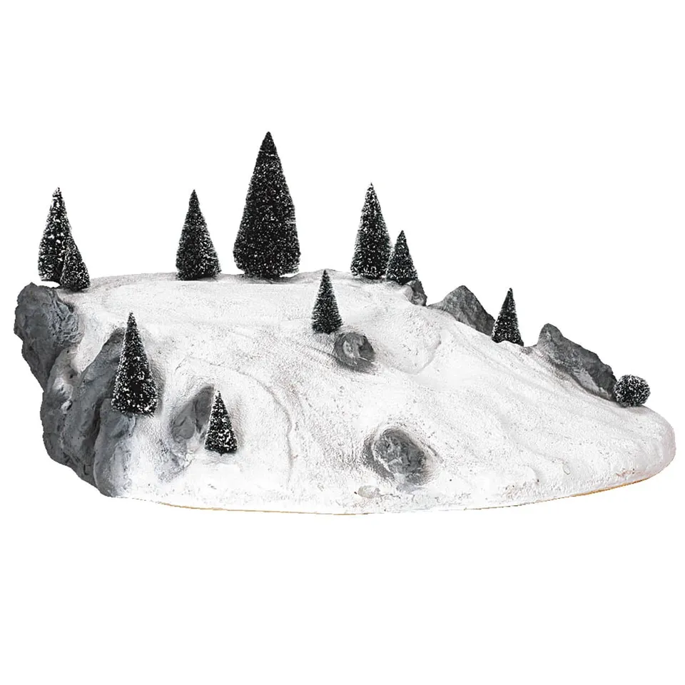 lemax-large-ski-platform-plateforme-11-sapins-miniatures image 1