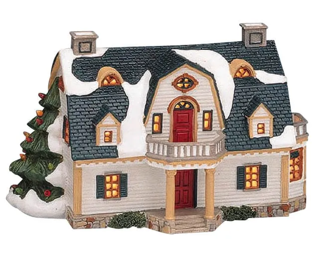lemax-hudson-house-maison-miniature-lumineuse-village-de-no-l image 1