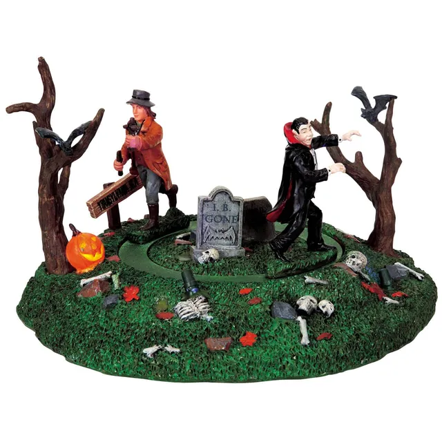 lemax-vampire-slayer-sc-ne-anim-e-spooky-town-miniature image 1