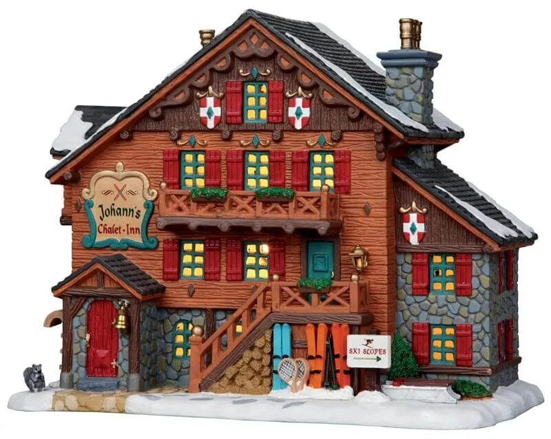lemax-johann-s-chalet-inn-auberge-chalet-lumineuse-village-miniature image 1