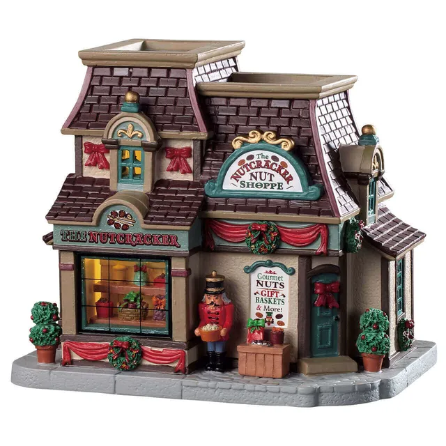 lemax-the-nutcracker-nut-shoppe-boutique-miniature-lumineuse-cadeaux-de-no-l image 1