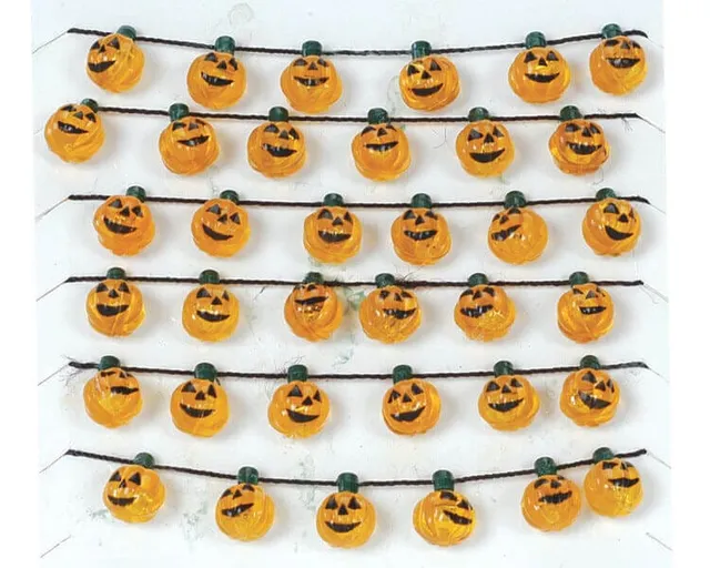 lemax-halloween-pumpkin-garland-guirlande-citrouilles-spooky-town image 1