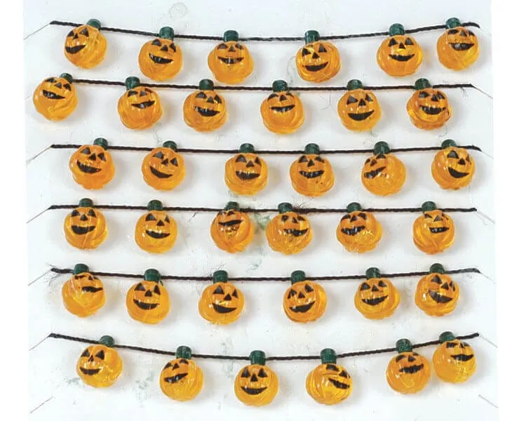 lemax-halloween-pumpkin-garland-guirlande-citrouilles-spooky-town image 1
