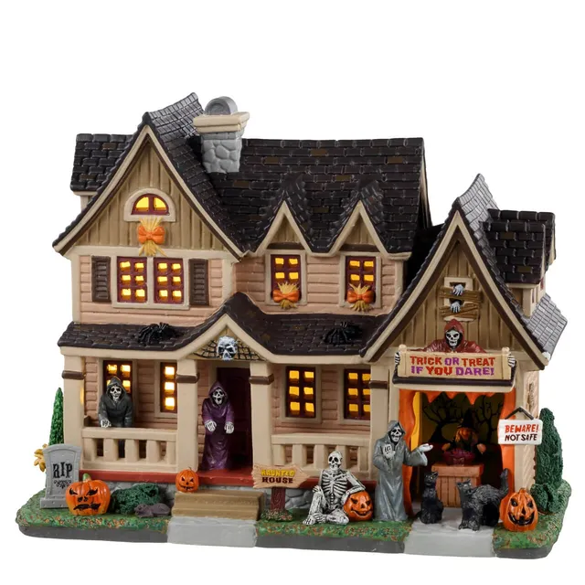 lemax-trick-or-treat-if-you-dare-maison-hant-e-lumineuse image 1