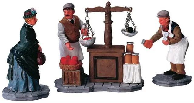 lemax-at-the-market-set-of-3-figurines-march-no-l image 1