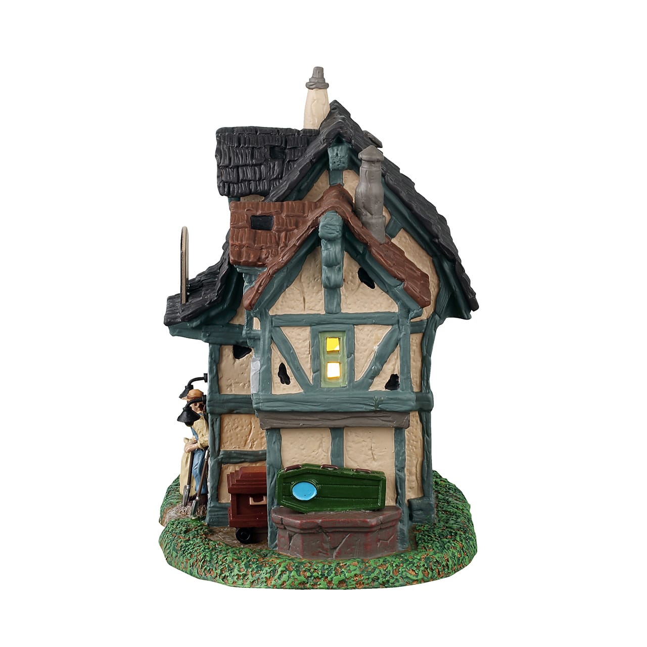 lemax-the-casket-monger-cabane-du-croque-mort-lumineuse-spooky-town image 3