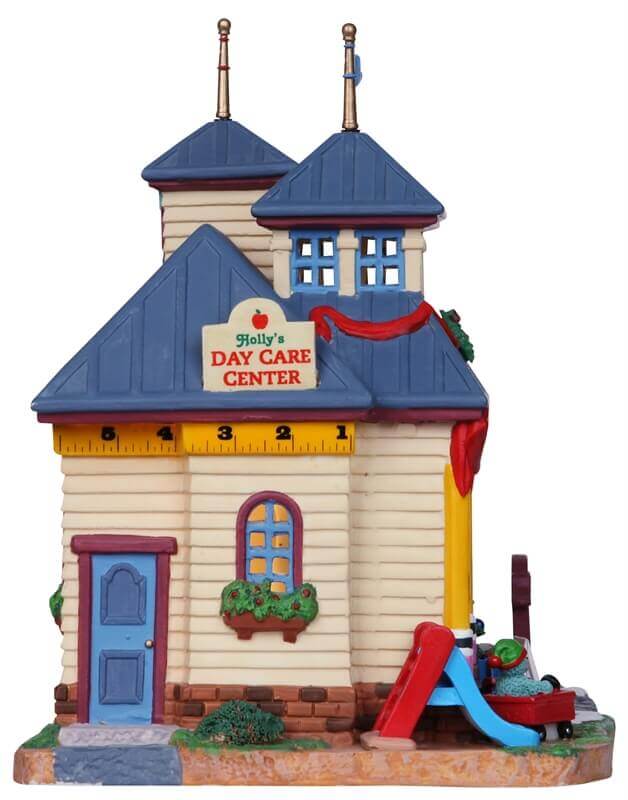 lemax-holly-s-day-care-center-maison-cr-che-miniature-lumineuse image 2