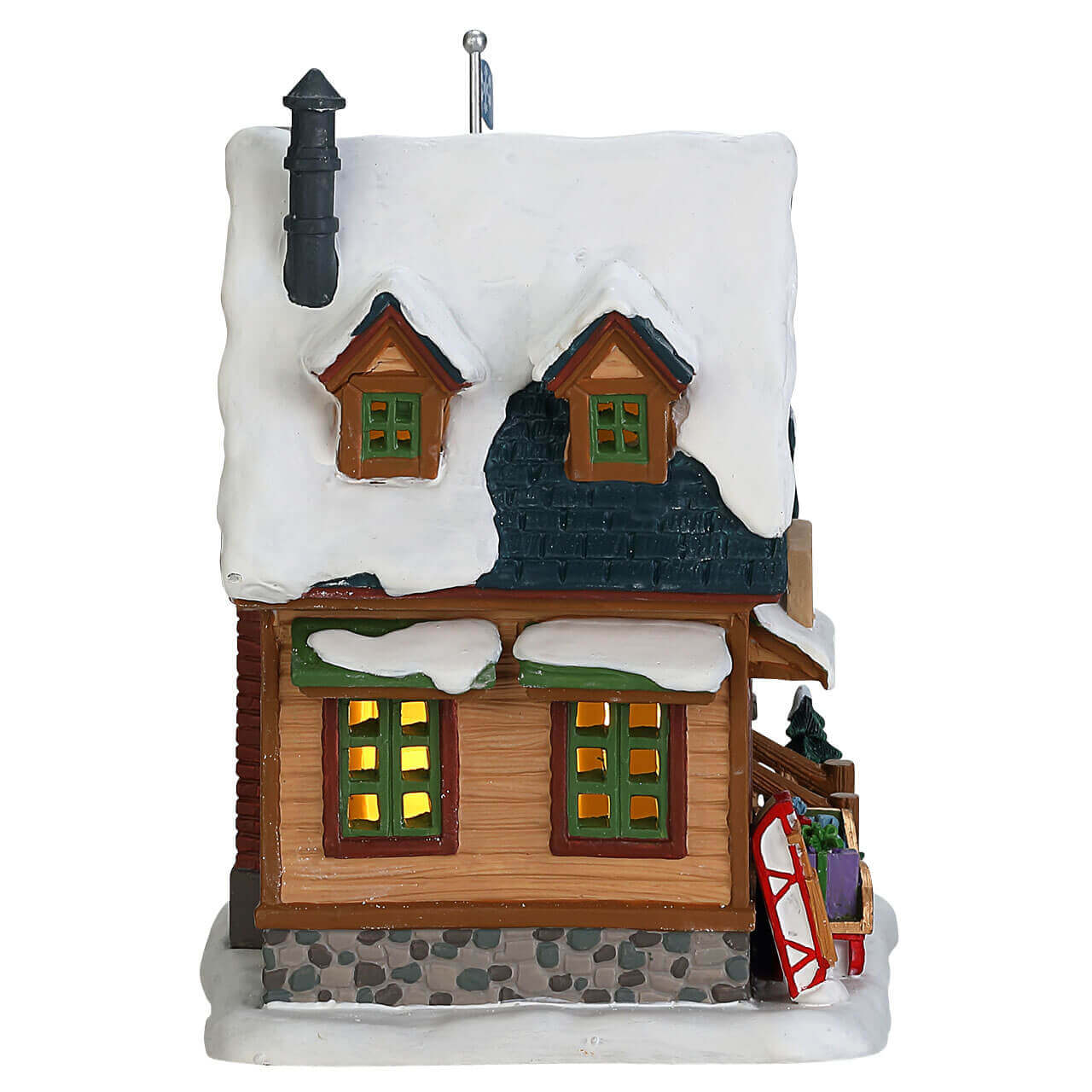 lemax-williams-cabin-cabane-de-no-l-lumineuse-village-miniature image 3