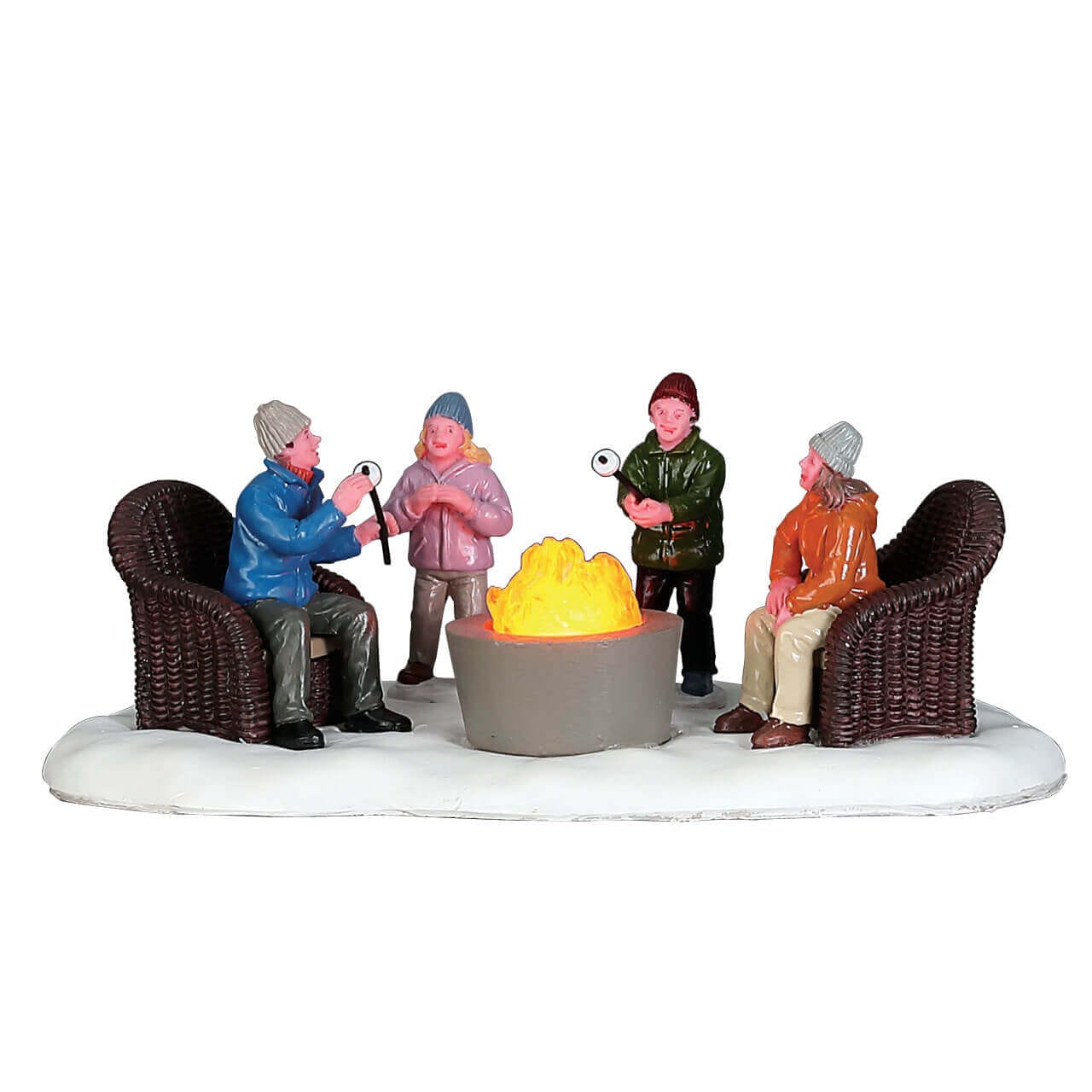 lemax-fire-pit-brasero-miniature-village-de-no-l image 1