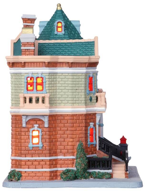lemax-paddy-s-brownstone-maison-lumineuse-village-de-no-l image 3