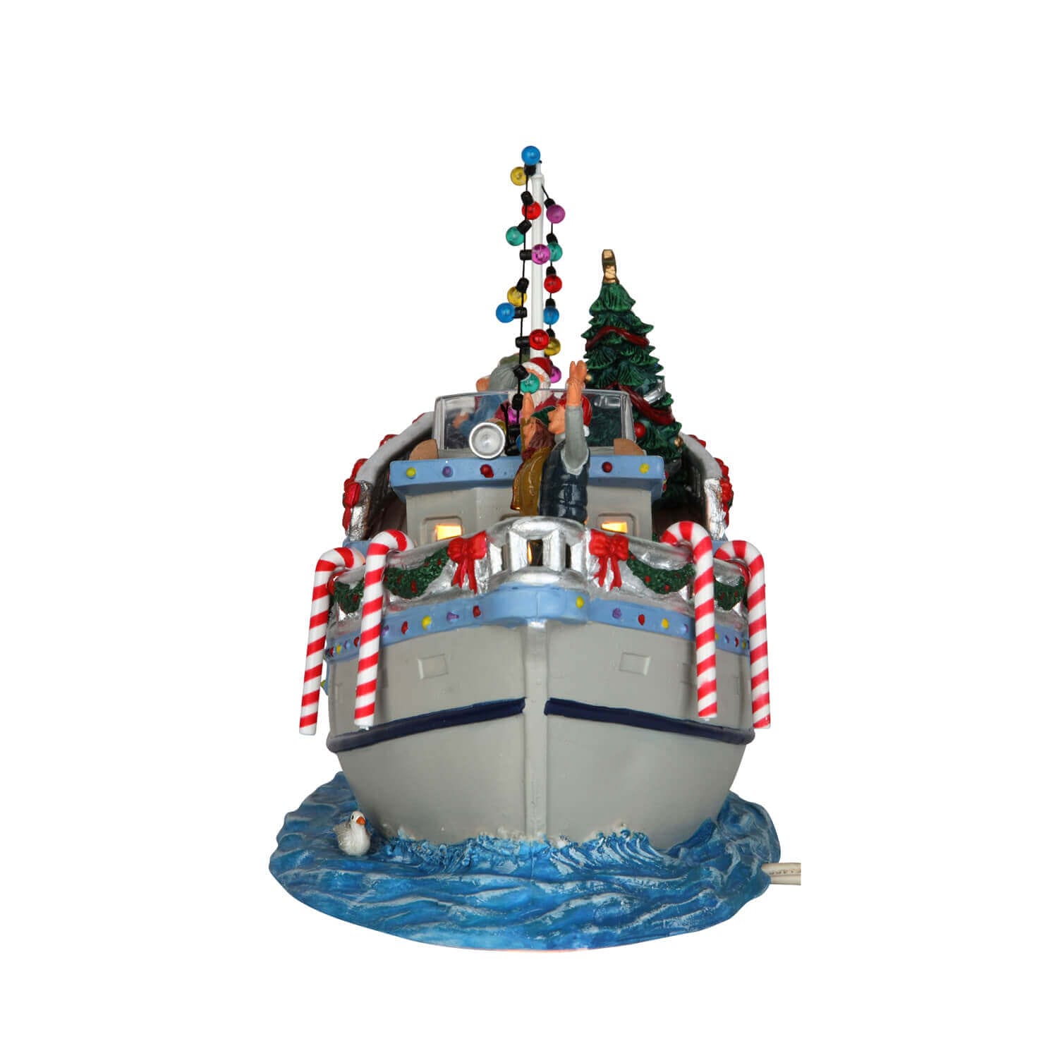 lemax-the-yule-tide-yacht-bateau-de-no-l-lumineux-miniature image 3