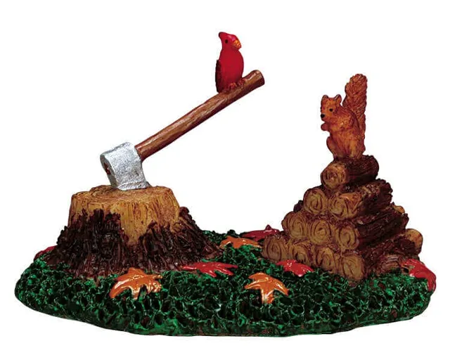 lemax-log-axe-accessoire-b-ches-et-hache-miniature image 1