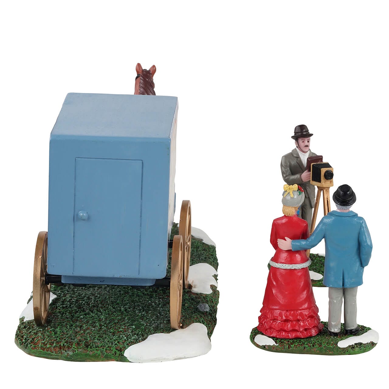 lemax-traveling-photographer-wagon-caddington-cal-che-miniature-no-l image 2