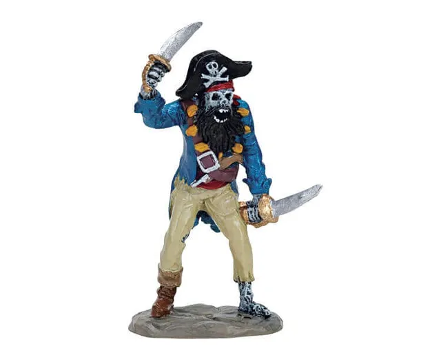 lemax-blackbeard-s-ghost-figurine-spooky-town-halloween image 1
