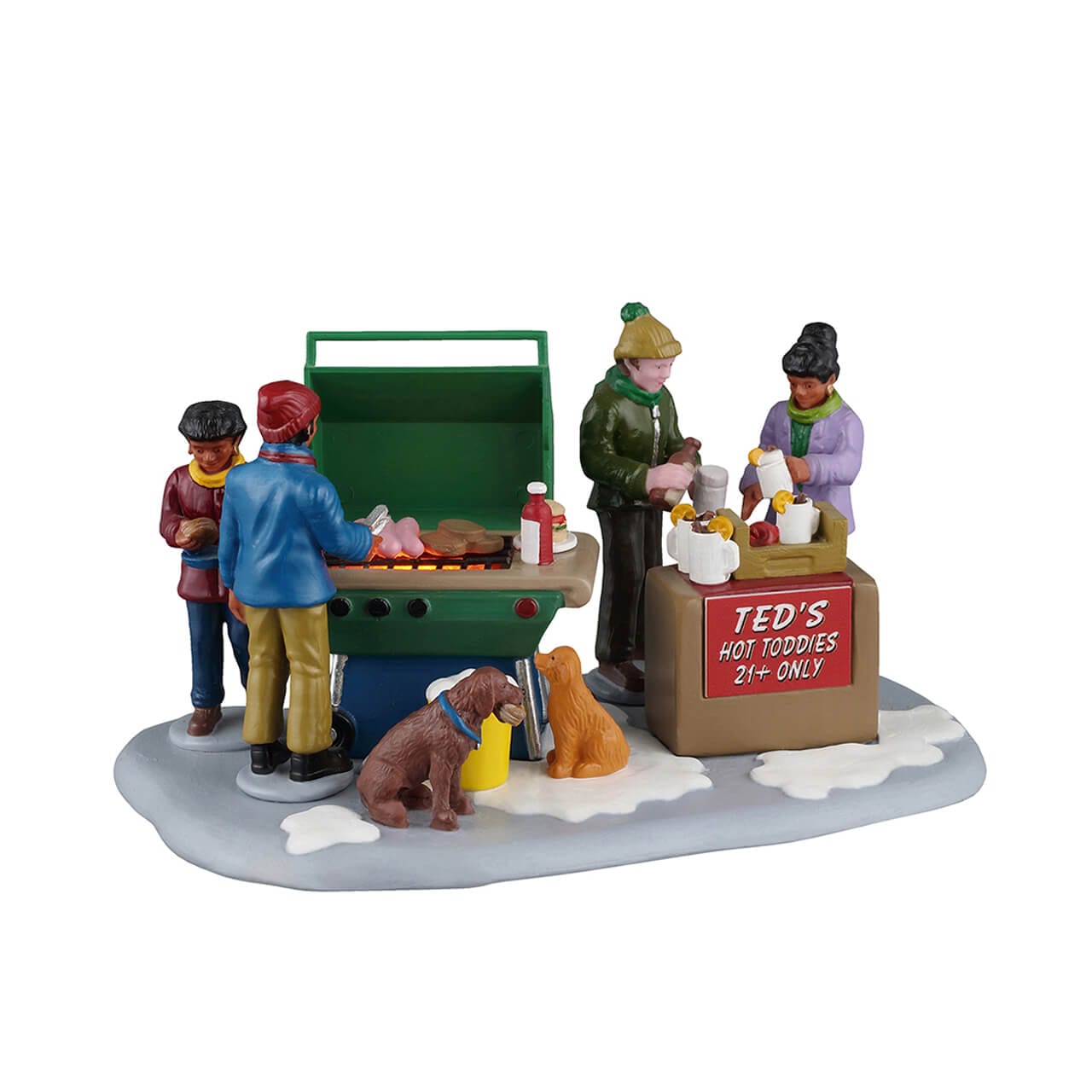 lemax-winter-block-party-sc-ne-figurines-grillades-vail-village image 1