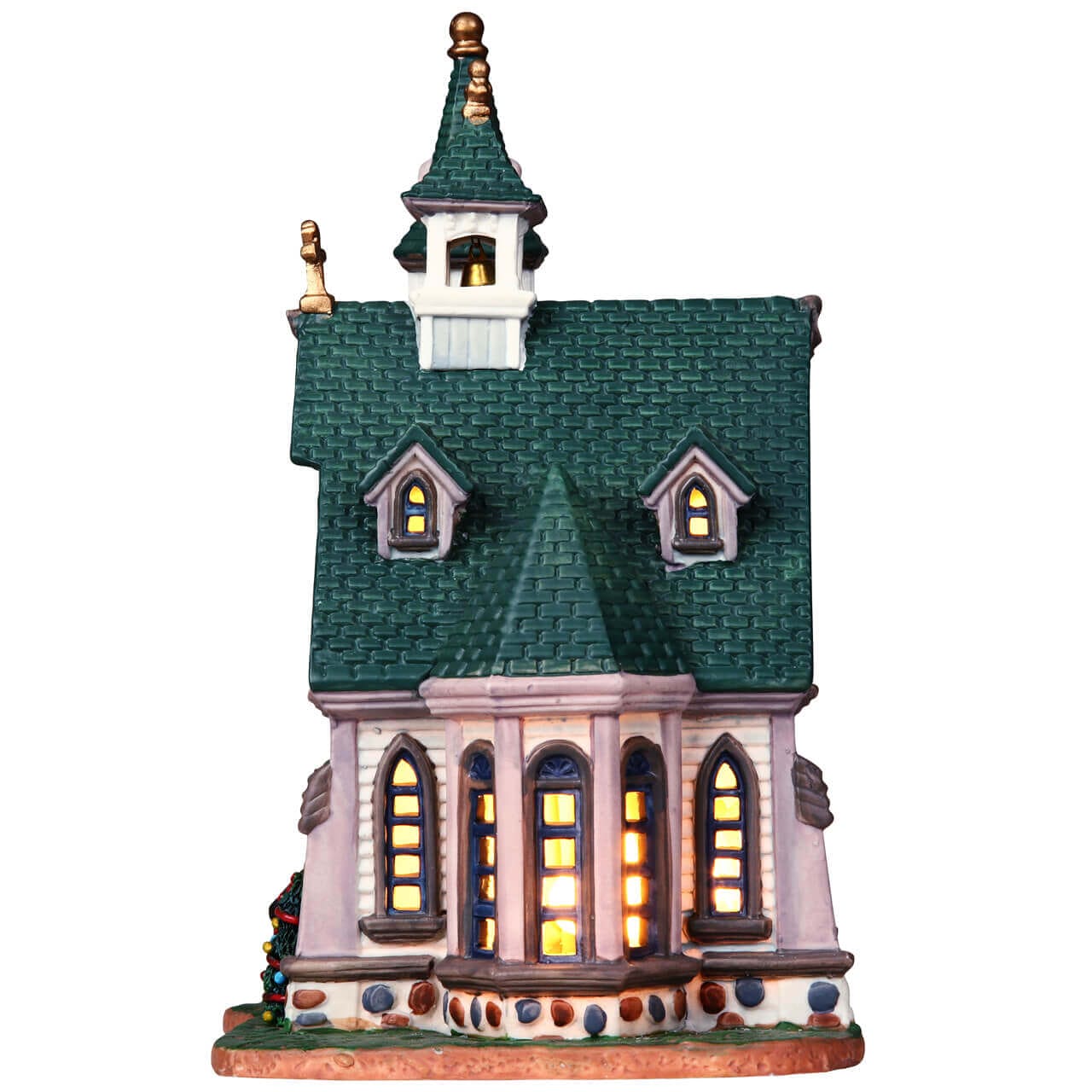 lemax-cedar-valley-church-glise-lumineuse-village-miniature image 2