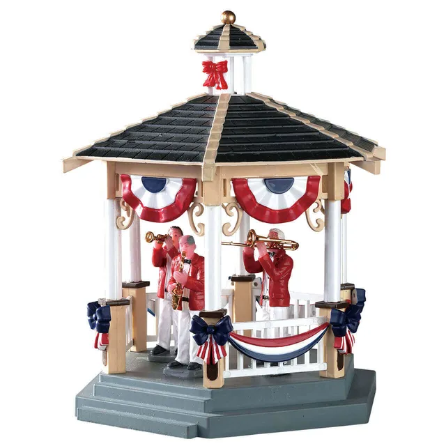 lemax-park-gazebo-kiosque-de-parc-village-de-no-l image 1