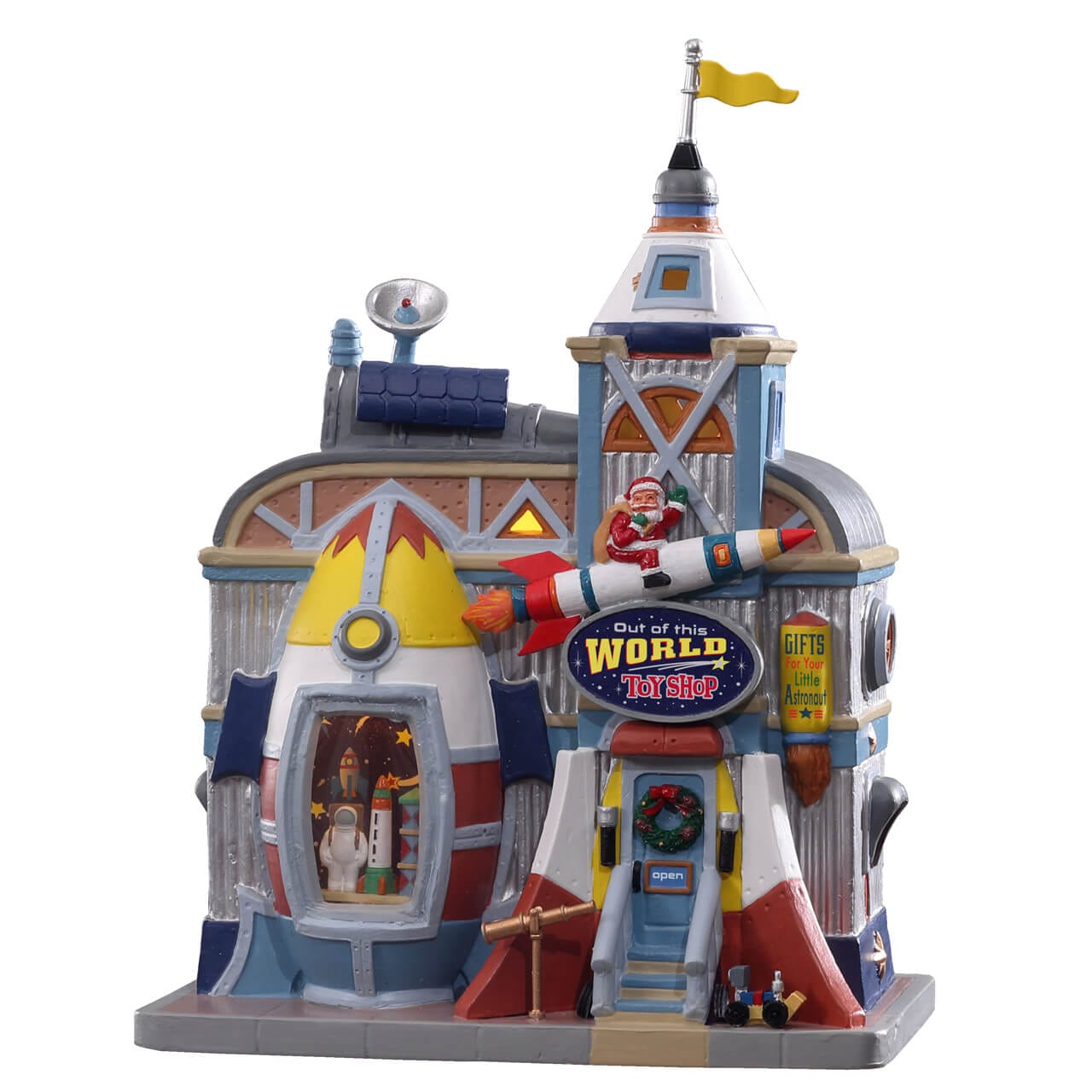 lemax-out-of-this-world-toy-shop-magasin-de-jouets-fus-e-lumineux image 4