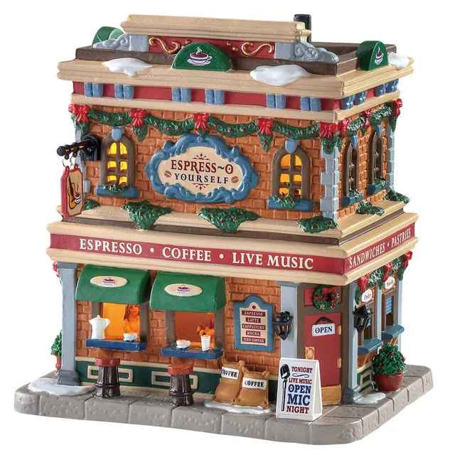 lemax-espresso-yourself-b-timent-miniature-lumineux-village-de-no-l image 1