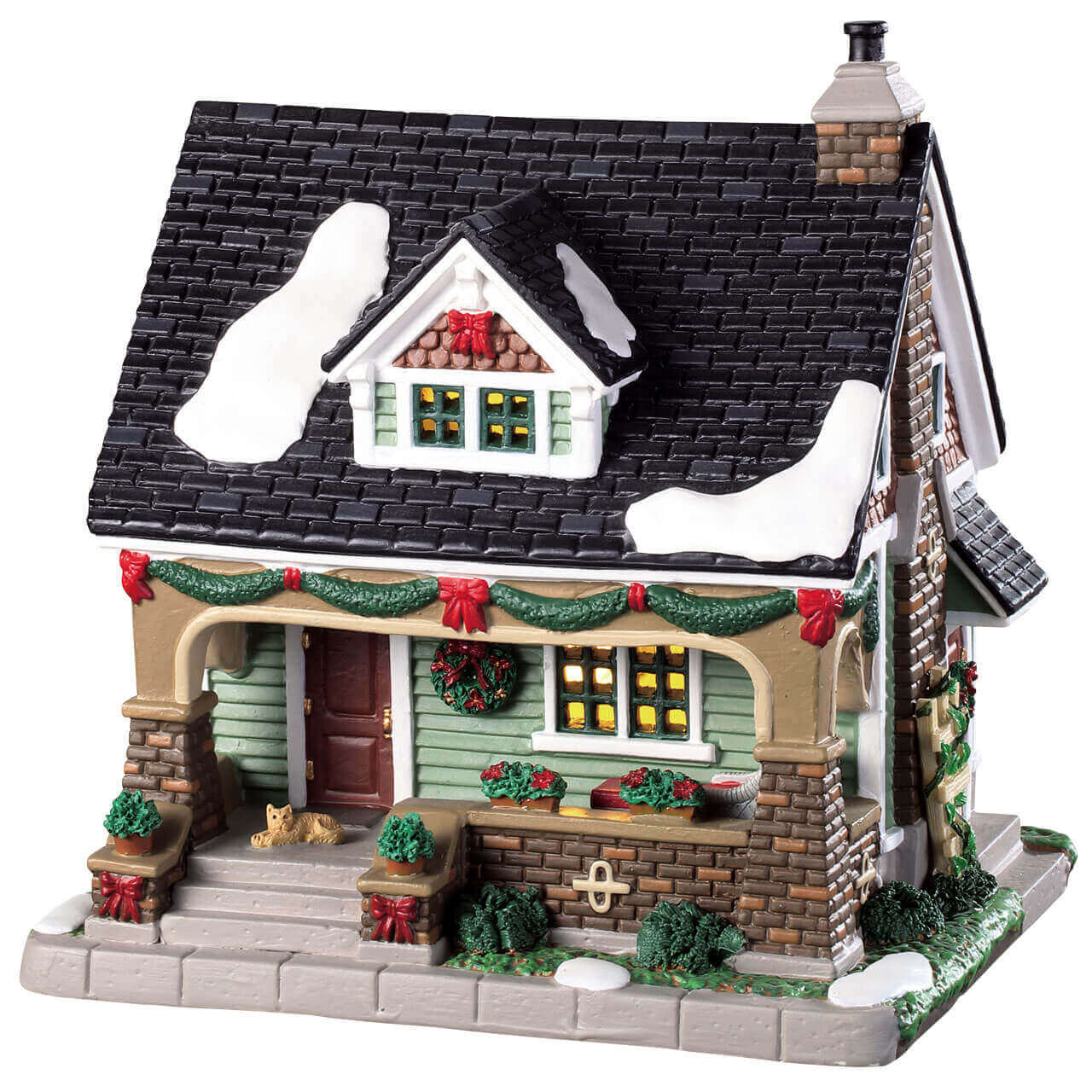 lemax-the-paterson-bungalow-maison-miniature-lumineuse-de-no-l image 1