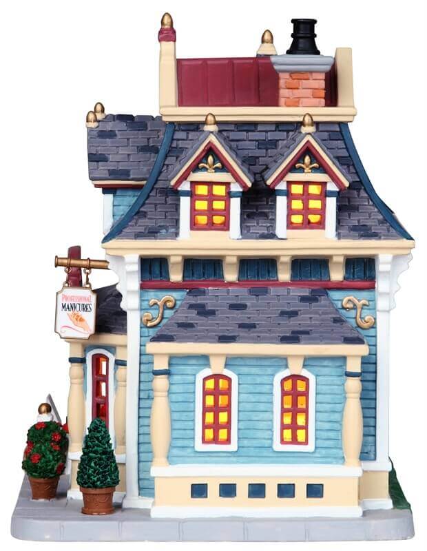lemax-marie-s-nail-salon-boutique-miniature-lumineuse image 3